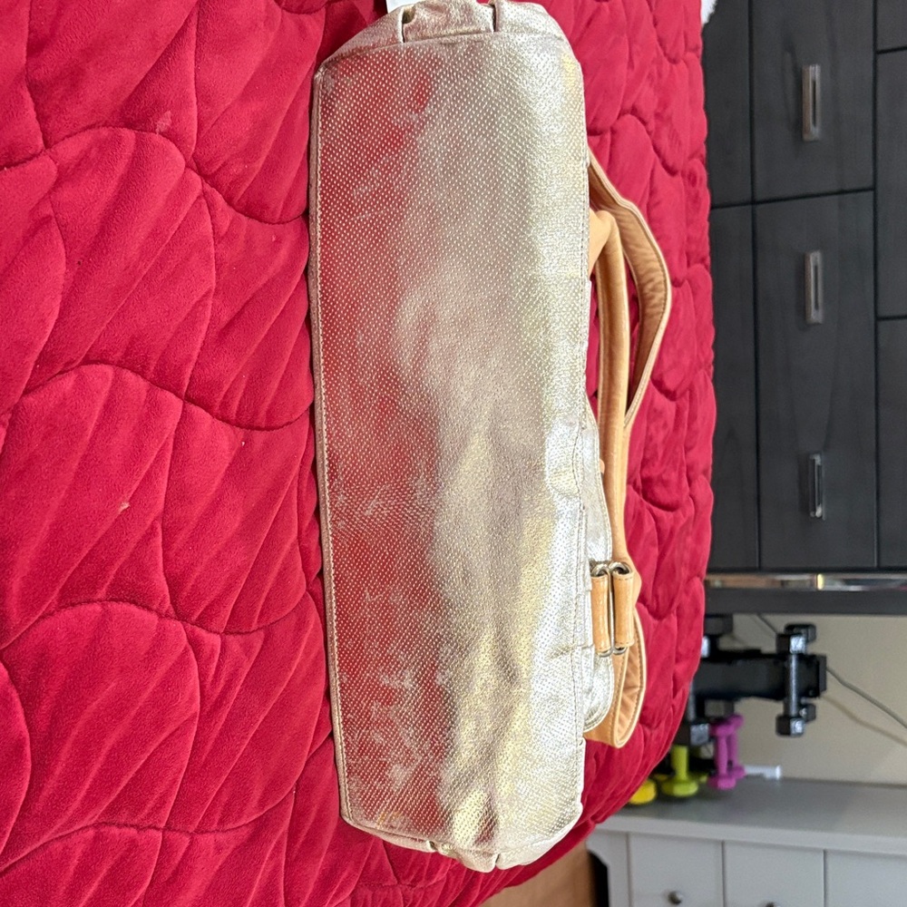 Authentic See By Chloe Gold and Tan Shoulder Bag - Picture 13 of 13